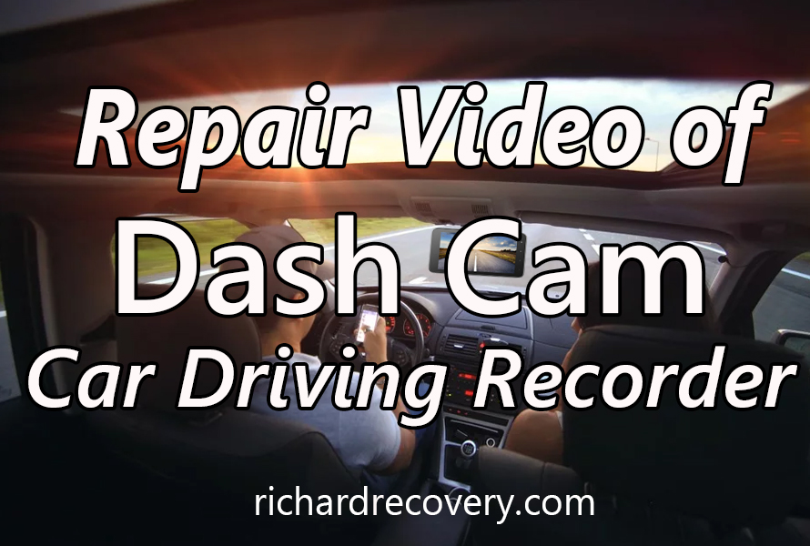 Repair Video of Dash Cam Car DVR Recording Camera