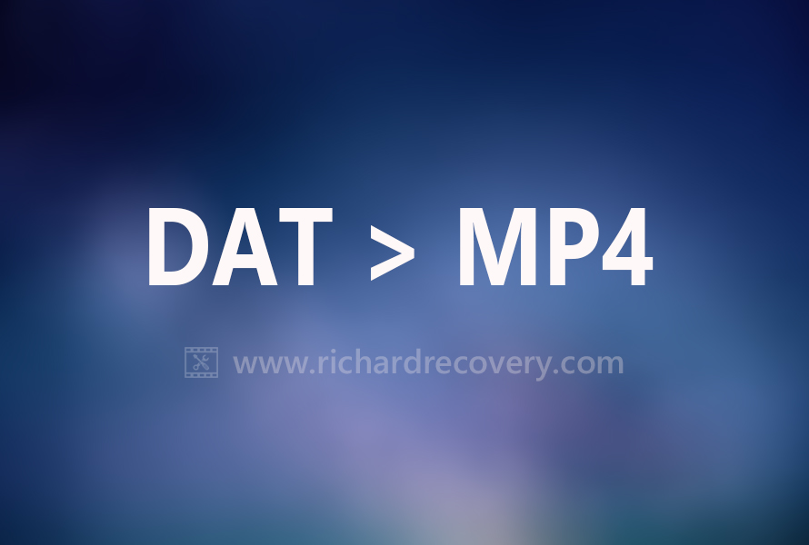 Repair convert DAT to MP4 recorded by Canon R6