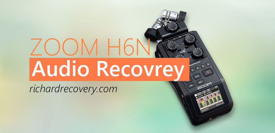 Audio Data Recovery for Zoom H6 recorder