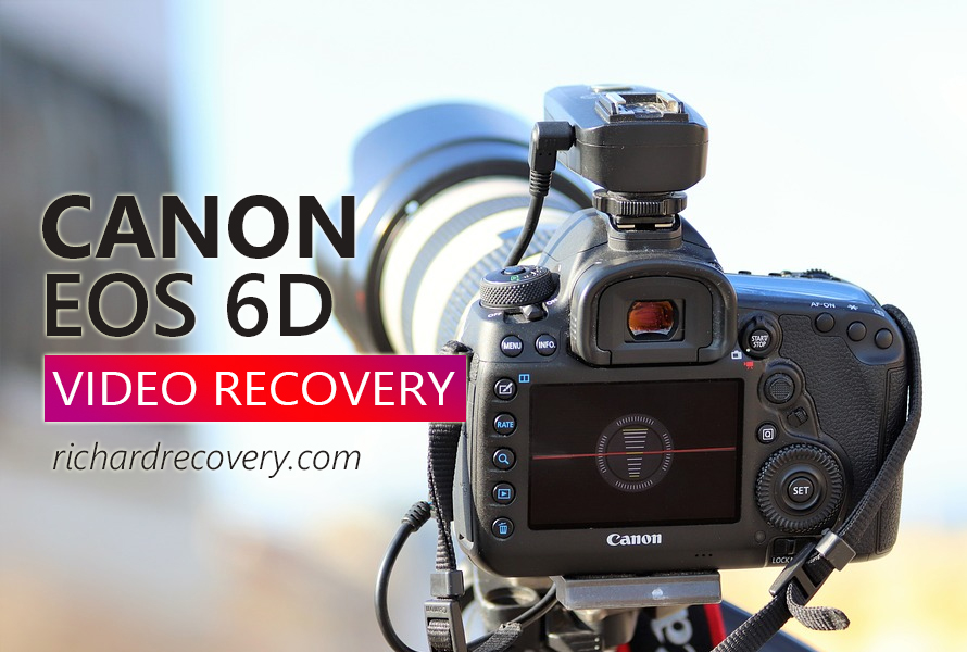 Recover DAT File to MOV video recorded by CANON 6D camera