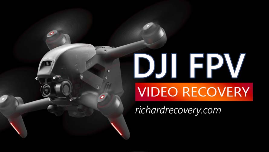 Broken MOV video recorded by DJI FPV Drone