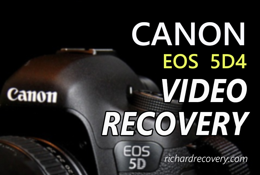 Recover MOV VIDEO from sd CARD (CANON 5D4)